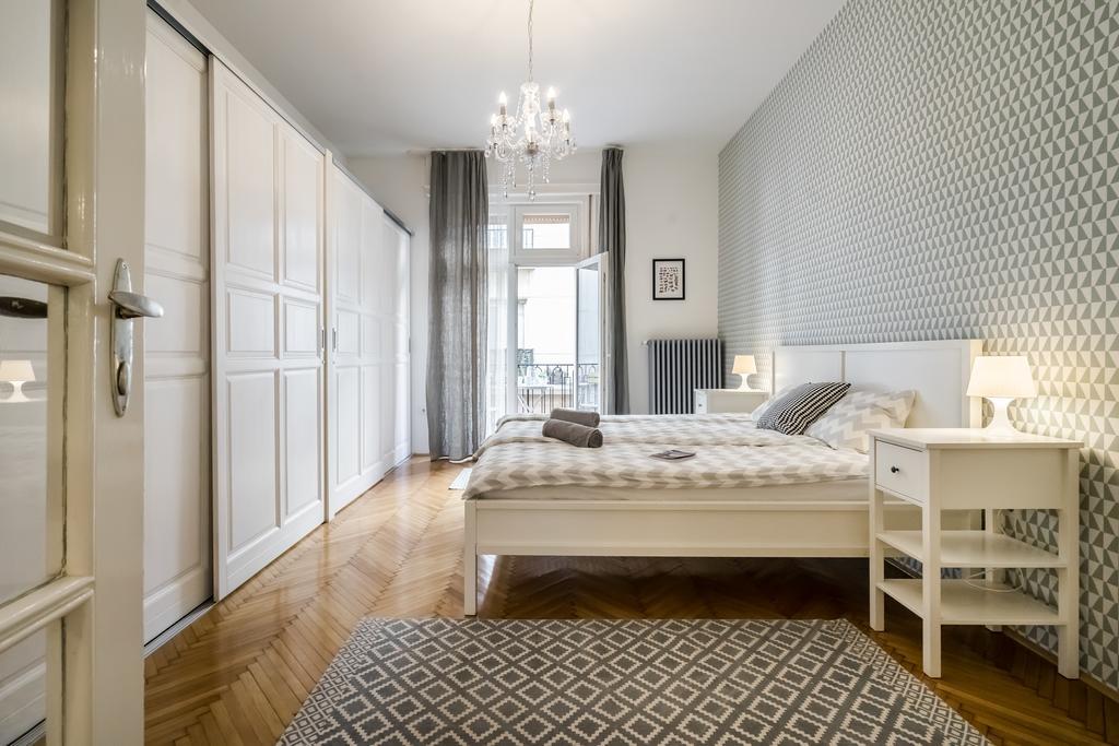 Bpr Charming Design Apartment With Balcony, A/C Boedapest Buitenkant foto