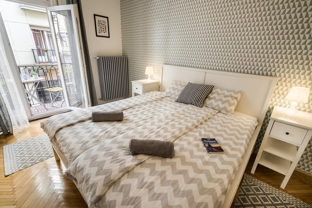 Bpr Charming Design Apartment With Balcony, A/C Boedapest Buitenkant foto